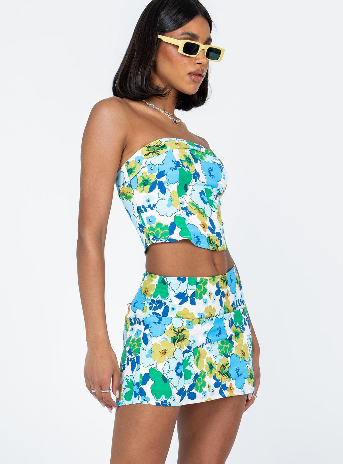 Chadwick Mini Skirt White