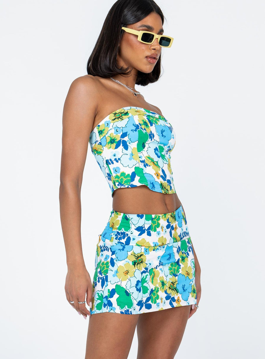 Chadwick Mini Skirt White