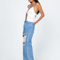 Laguna Wide Leg Denim Jeans