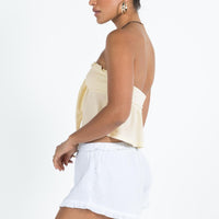 Daisy Shorts White