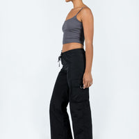 Fernando Parachute Pants Black
