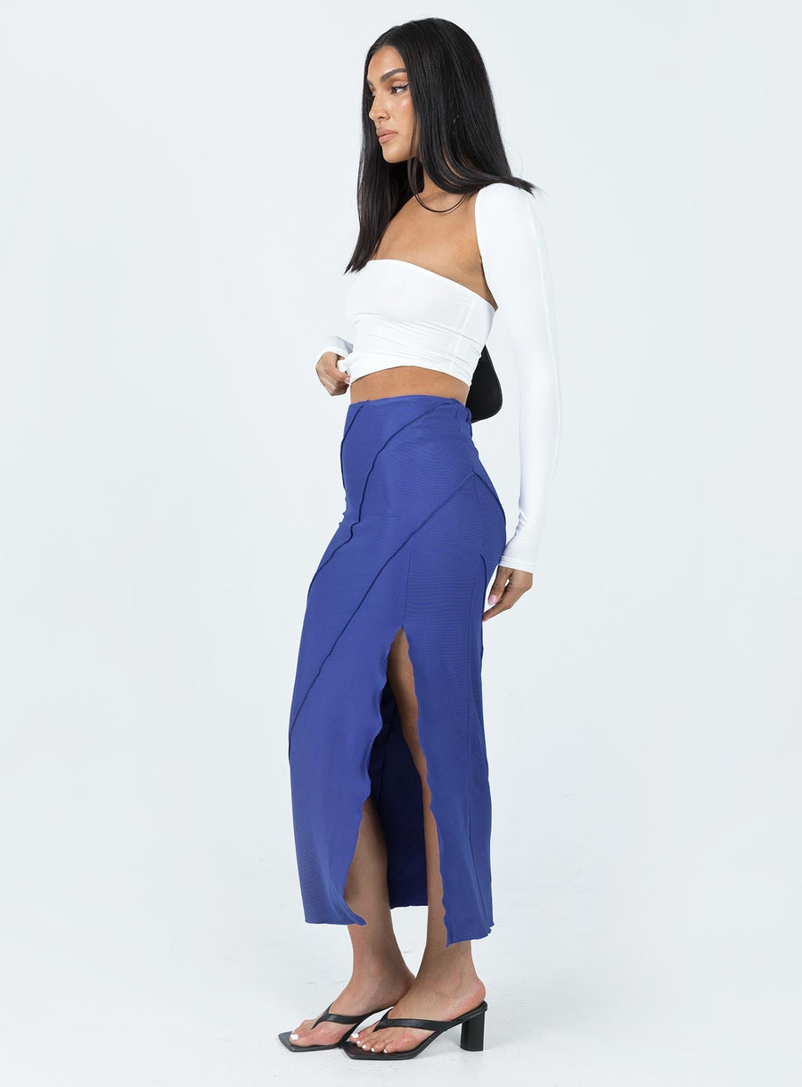 Erika Midi Skirt Blue