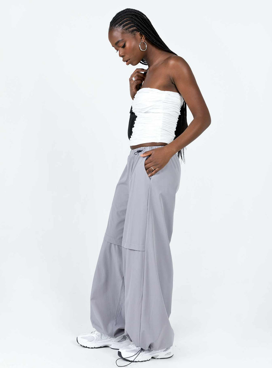 Jason Parachute Pants Grey