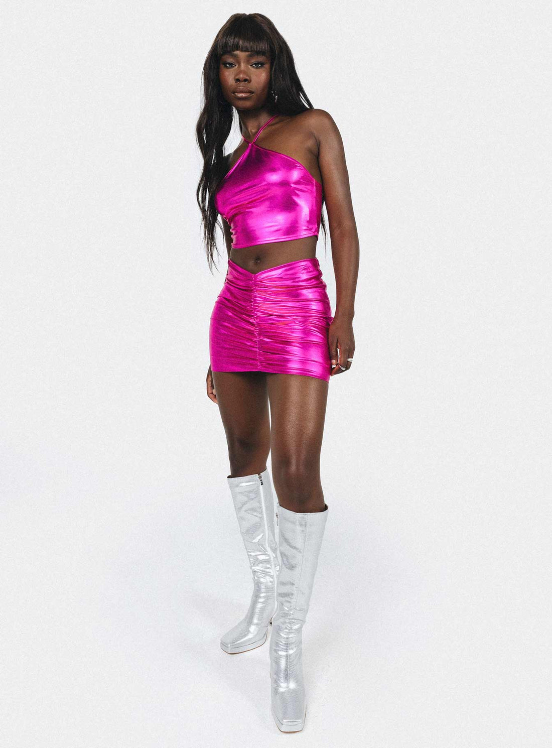 Okinya Mini Skirt Pink