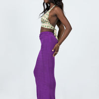 Danna Maxi Skirt Purple