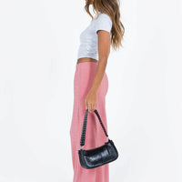 Harriette Maxi Skirt Pink Lurex