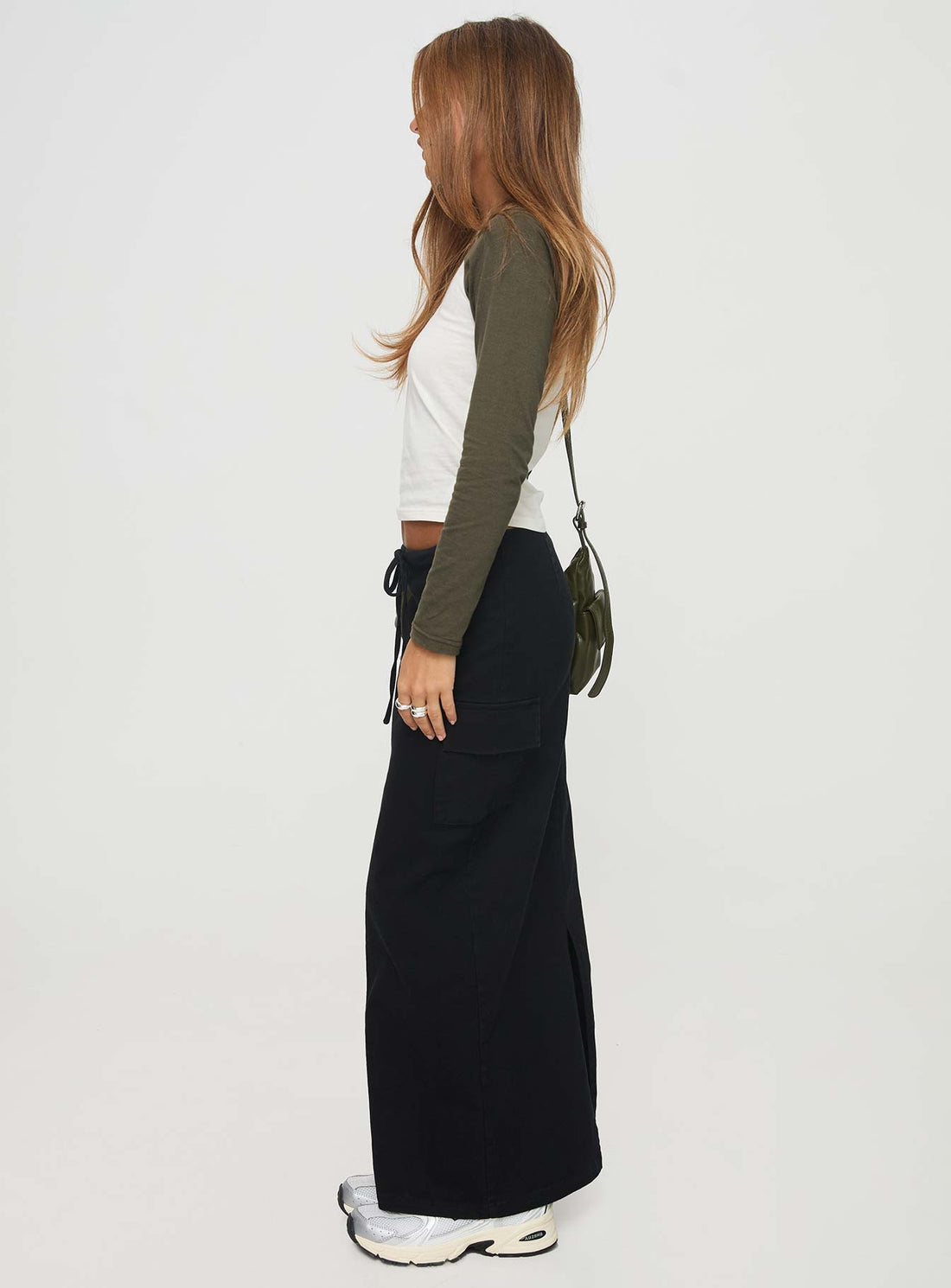 My Girl Maxi Skirt Black