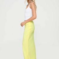 Herrera Maxi Skirt Yellow