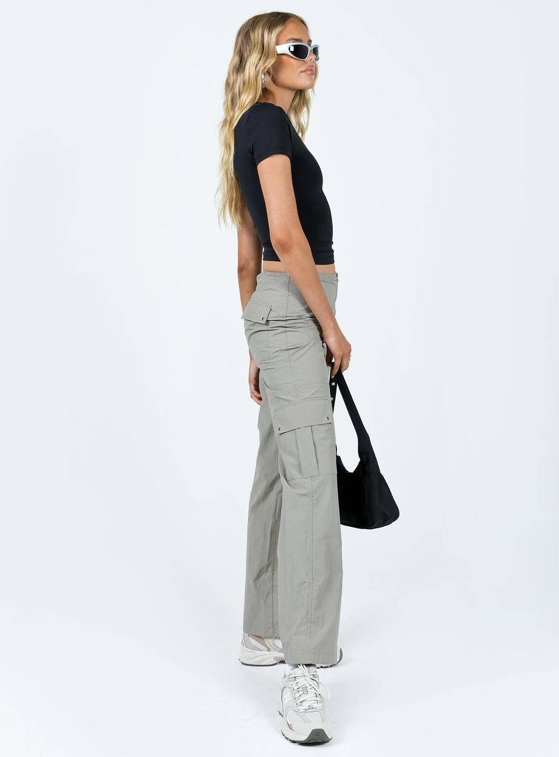 Roy Parachute Pants Grey