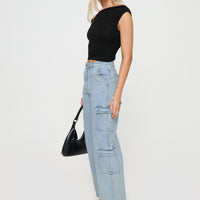 Nosita Cargo Jeans Light Wash