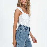 Lyndsey Longline Denim Shorts