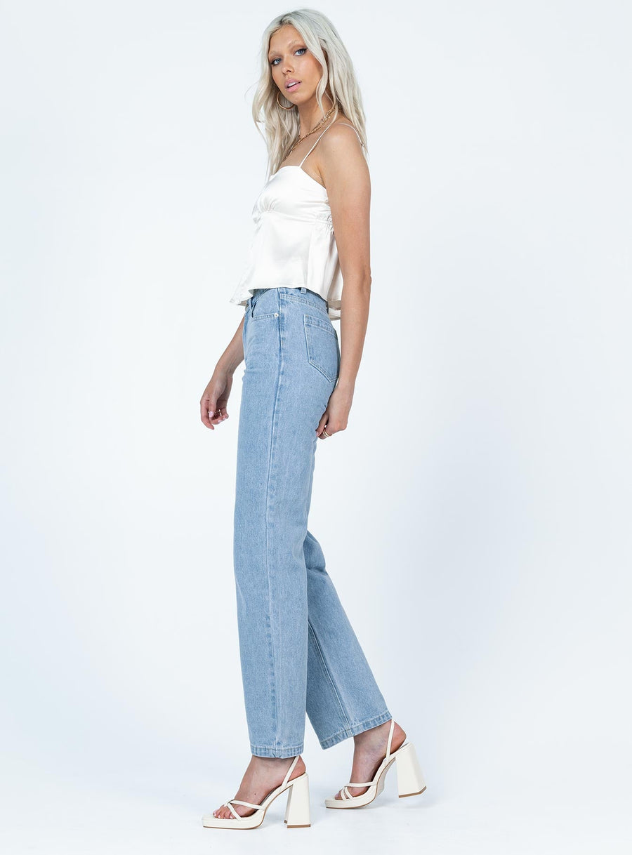 Maverick Mid Waist Jean Denim