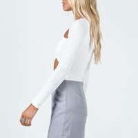 Lula Mini Skirt Grey