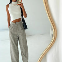Vail Pants Beige Check