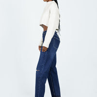 Fairmount Straight Leg Jean Dark Wash Denim
