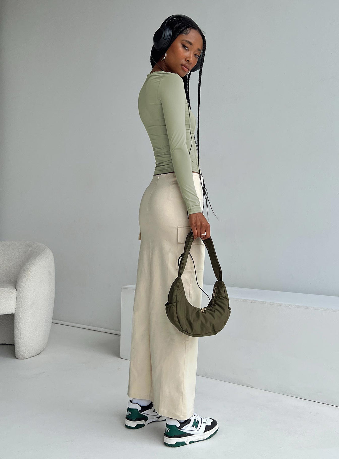 My Girl Maxi Skirt Beige