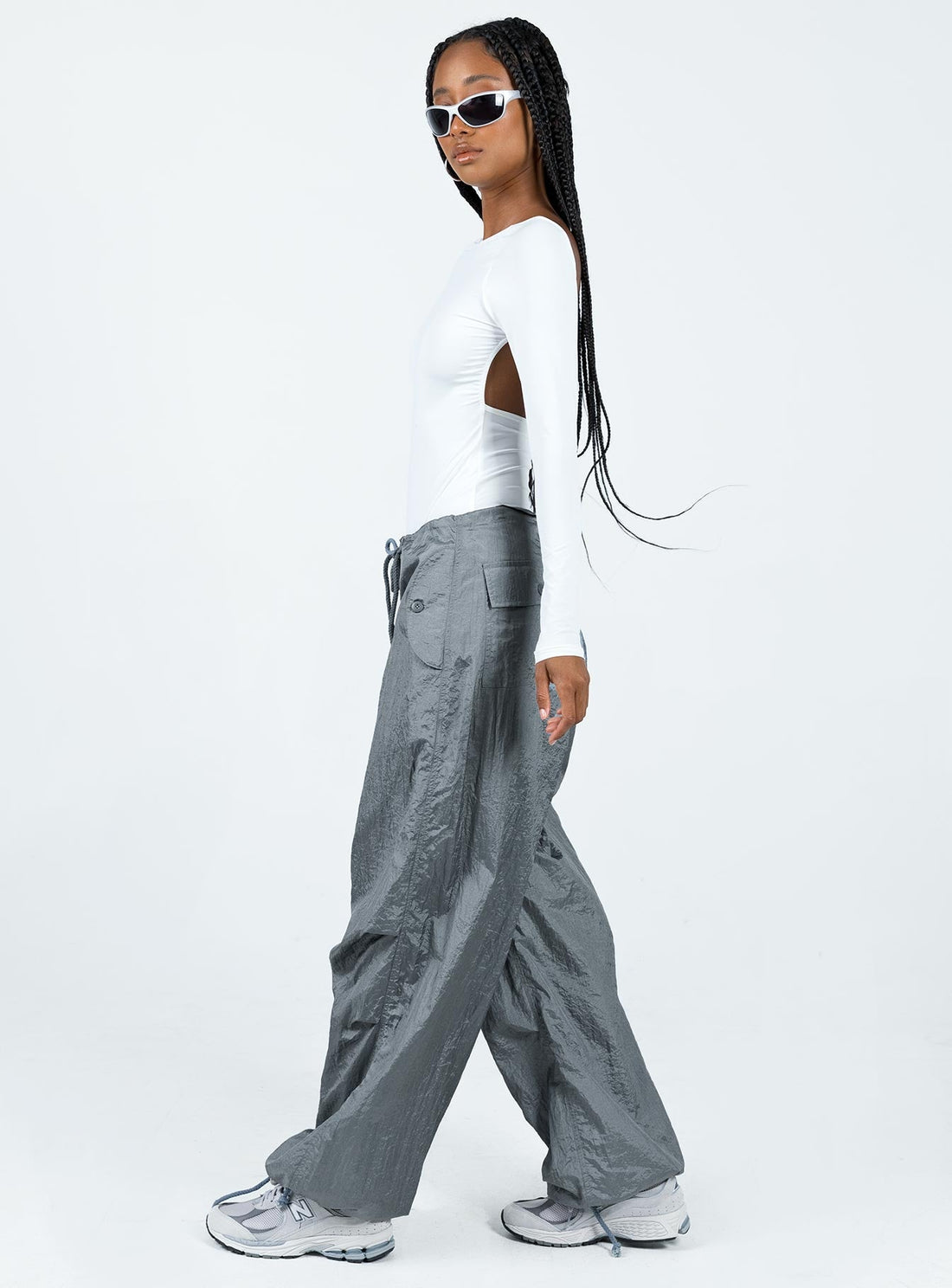 Motel Chute Trousers Grey