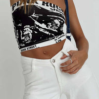 Karol V-waist Jeans White Denim