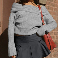 Little Bow Peep Mini Skirt Grey