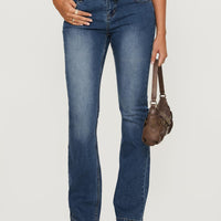 Bethany Low Rise Bootleg Jeans Mid Wash
