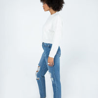 Damion Ripped Mom Denim Jeans