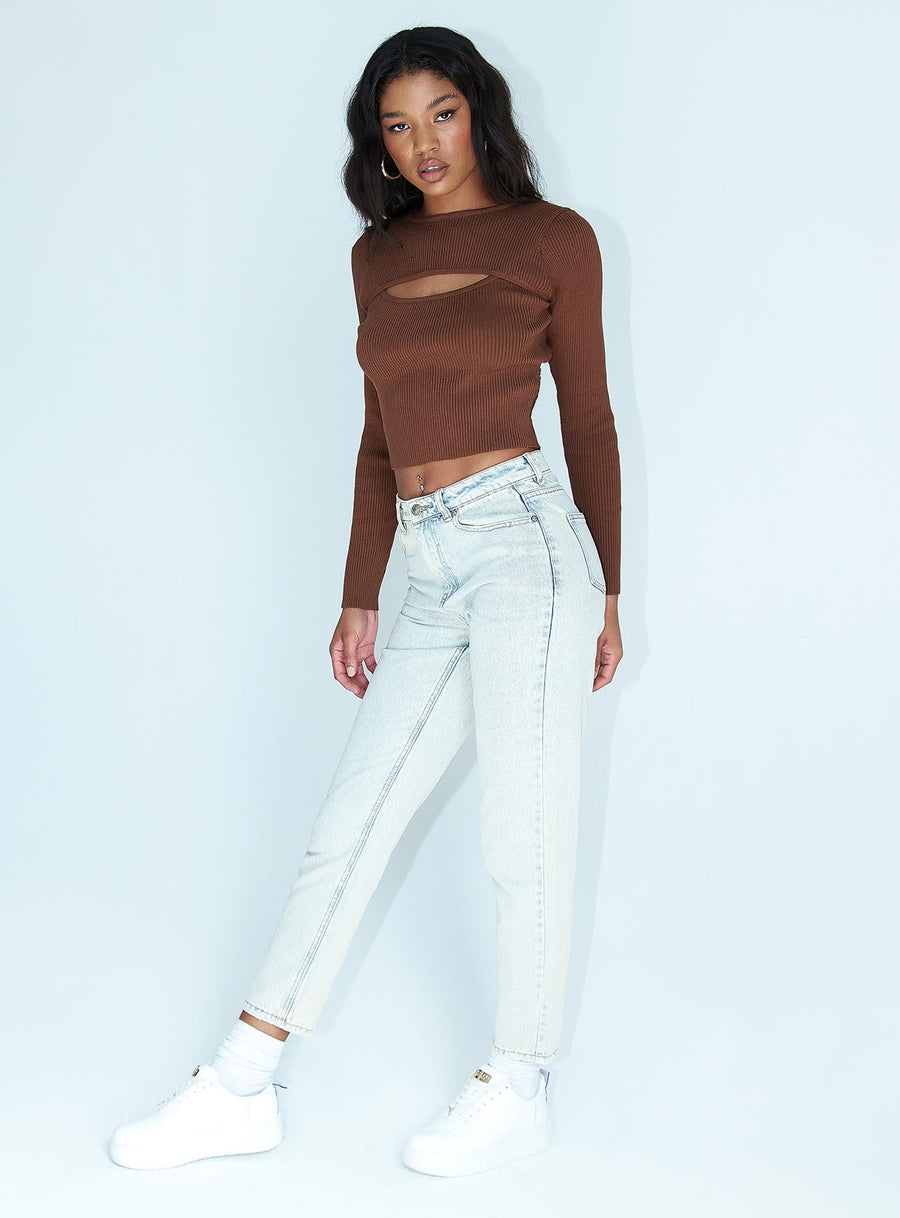Zaiden Straight Leg Jeans Light Blue Wash Denim
