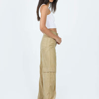 City Loop Cord Pants Beige