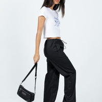 Connels Parachute Pants Black