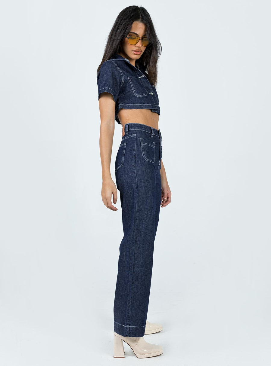Pioneer Straight Leg Jeans Denim