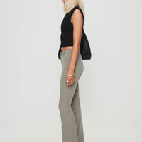 Mitsuki Mid Rise Pants Grey