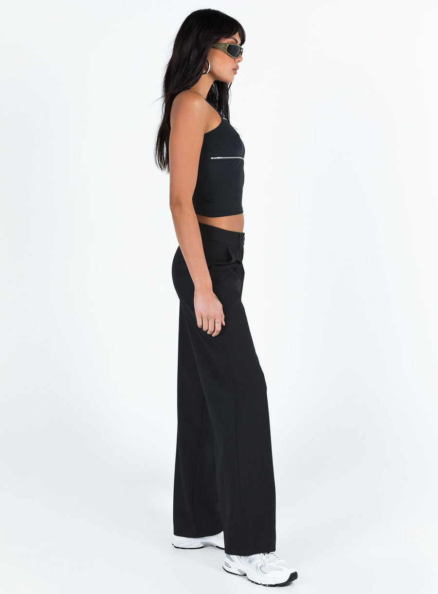 Archie Low Rise Pants Black Tall
