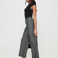 Katow Cargo Pants Grey Stripe