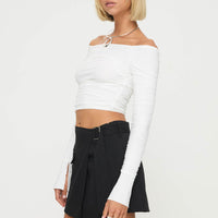 Lawyer Up Mini Skirt Black