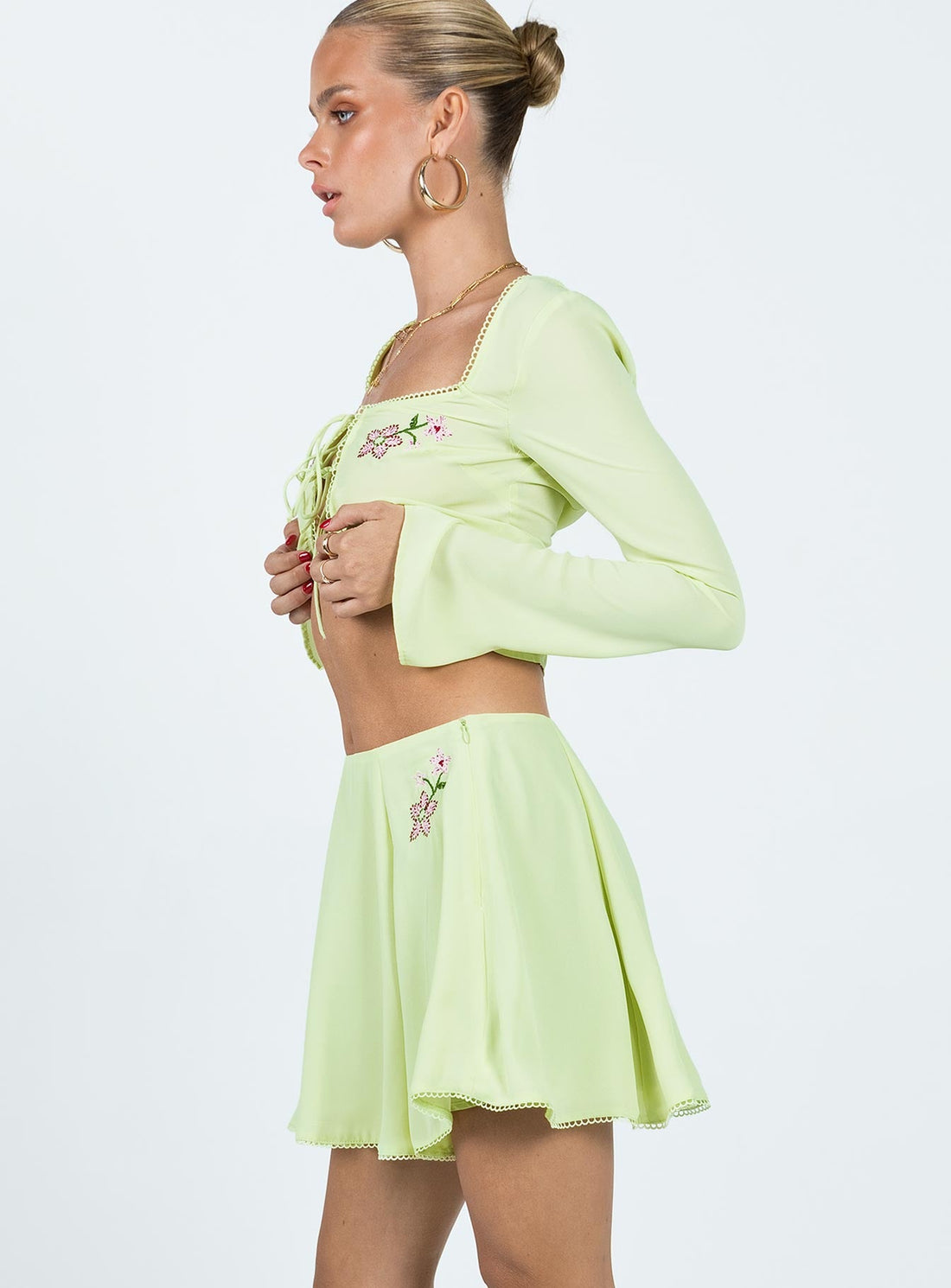 Saleya Mini Skirt Green