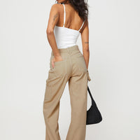 Hellier Cargo Pant Beige