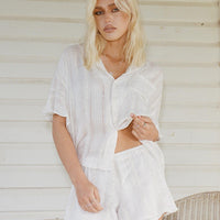 Bennie Shorts White