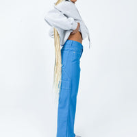 Leisure Straight Leg Jeans Blue