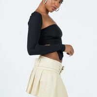 Nambour Mini Skirt Beige