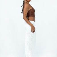 Corine Maxi Skirt White