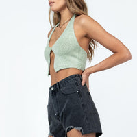 Brittany Denim Shorts Black