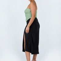 Mabel Midi Skirt Black