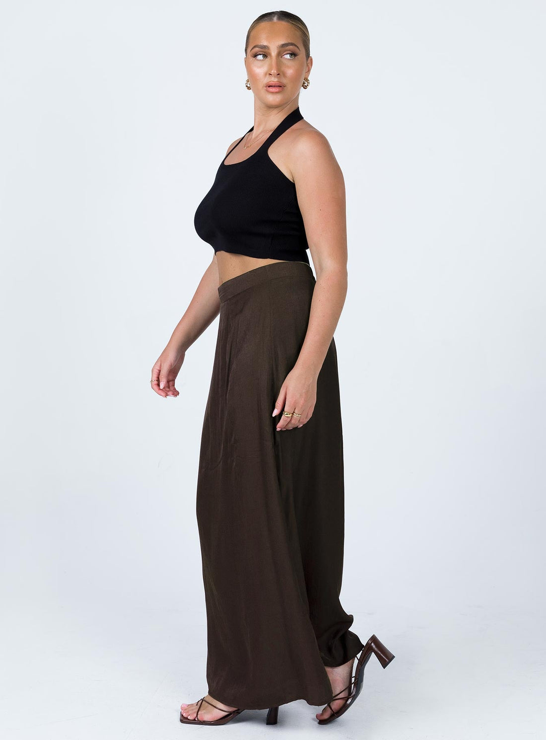 Baldwin Maxi Skirt Brown