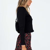 Jennie Shorts Black Floral