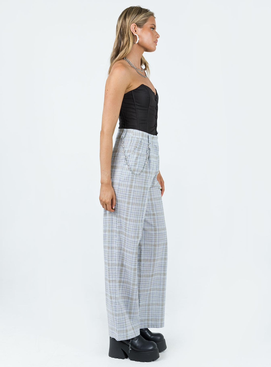 Sebastian Pant Blue Plaid
