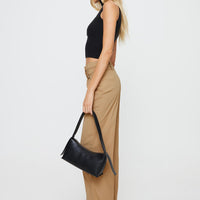 Paulino Double Waistband Pants Beige