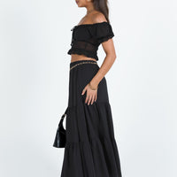 Hale Midi Skirt Black