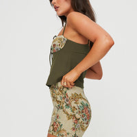 Mirai Tapestry Mini Skirt Multi