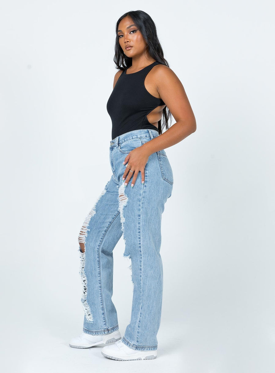 Nugal Ripped Denim Jeans