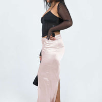 Promenade Maxi Skirt Pink