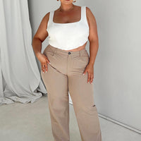 Titius Pants Beige Curve